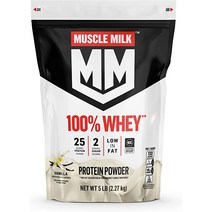 머슬밀크 100% 유청 고급 분말 지방맛 업그레이드 25 g 2.3 kg 5 킬로., [03] 5파운드(1팩), [01] 챠챠.