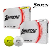 던롭DUNLOP 스릭슨 2023 ZSTAR XV 골프볼 3PCS, 화이트