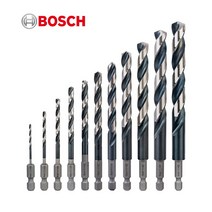 보쉬 육각 철재 드릴비트 임팩 메탈 철 기리 비트 HSS 2mm-12mm, HSS 육각 철재비트 12x101x151