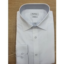 피에르가르뎅 트윌 스트레치 슬림핏 화이트셔츠 PJDS1974