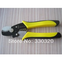 케이블스트리퍼 와이어 스트리퍼 2 in 1 라운드 케이블 커터 공구 LS-206B, 한개옵션0