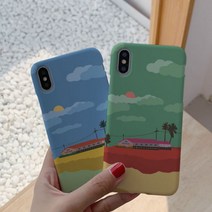 [바보사랑] [호환용] 아이폰11 노구 제주도 하드케이스, 기종선택:갤럭시J5(2017) / 디자인선택:블루, 상세 설명 참조