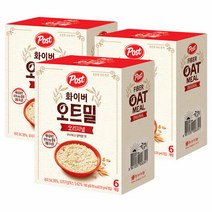 [동서식품] 포스트 화이버 오트밀 오리지널 180G X3, 3개, 상세 설명 참조