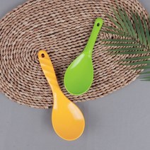 오메가키친 컬러 멜라민 오목주걱 가정용 플라스틱 밥주걱 오목한타입, 06-1)컬러M오목주걱-대(270325)