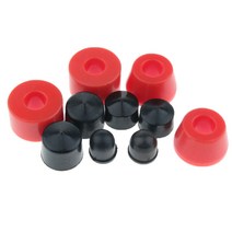 shangren 스케이트 보드 롱 보드 스쿠터 액세서리 경량 휴대용에 대 한 10pcs pu 트럭 부싱 및 피벗 컵 세트, 레드 85AA