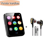 mp3플레이어 블루투스 mp3 엠피쓰리 1.8 인치 스크린 음악 플레이어 fm 라디오 호환 4.0 mp4 플레이어(전자 책녹음 내장 스피커 포함), 접촉, 16 기가 바이트