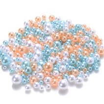 1.5-5/3-8mm 라운드 여러 가지 빛깔의 구멍 없음 아크릴 모조 진주 비즈 DIY 스크랩북 장식 공예 보석 만들기위한, [01] 1.5-5mm(about360pcs), [13] 13