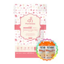 맘블레스 그레인프리 연어 노령견용 1.2kg+샘플+촉촉 닭안심, 연어시니어
