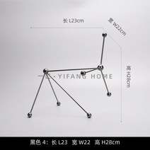 심플인테리어디자인 까맣게 잊다 현대 기하학무니 스퀘어 금속 소프트 웨어 수반 모델하우스 책상테이블 궤 2601376308, 블랙 4