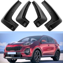 4PCS 기아 Sportage QL 2016 - 2021 Mudguards 머드 플랩 스플래시 가드 프론트 리어 2017 2018 2019 2020