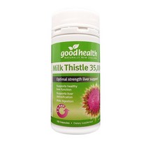 뉴질랜드직구 굿 헬스 고함량 엉겅퀴 추출물 밀크시슬 35000 하루 한알 100capsule 1pack, 수량, 상세참조