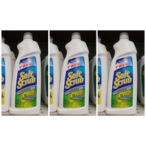 Soft Scrub Cleanser with Bleach Commercial 소프트스크럽 클렌저 블리치 표백제 상업용 36oz(1.02kg) 3팩