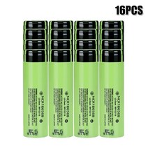 10-20PCS 파나소닉 NCR18650B 3400mah 3.7V 18650 리튬 충전식 배터리 노트북 손전등 컴퓨터, [01] 3.7 볼트, [03] 16PCS