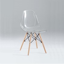 루아체어 에펠의자 인테리어 카페 식탁 업소용 사무용 화장대 1인용 체어 원목 고급형, 기본형, 투명