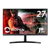 [Acer Direct 한정] AOPEN 게이밍 모니터 27ML2bmix 27 인치 75Hz 1ms IPS 프레임리스 풀 HD PS4 PS5 FPS향 HDMI 스피커 내장 Free Sync 디스플레이 3년 보증