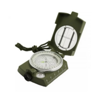 등산 캠핑 다기능 고정밀 아미 나침반, 그린, 3개