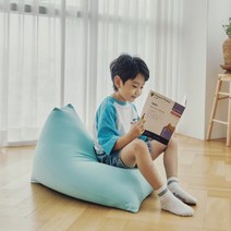 생활특권 어린이 빈백 소파 (삼각형모양) 유아 아기 쇼파, 옐로우