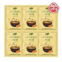 제주담음 제주흑돼지카레 250gx6개, 단품