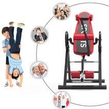 가정용 디럭스 거꾸리 허리디스크 효능 효과 꺼꾸리 허리에 좋은 치료기 교정기 매달리기, 블루