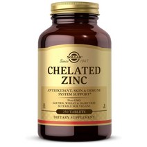 솔가 Chelated Zinc 킬레이트 아연 250정 1병, 1개