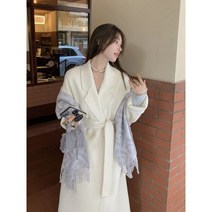 여성 모직코트 카멜색 캐시미어 롱 코트 dr-9001