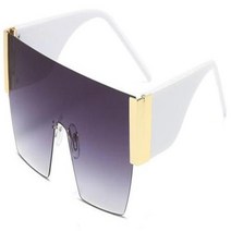 얼굴형에맞는안경 빅사이즈 대두 안경태 여성선글라스 대형 선글라스 남성 여성 빅 프레임 원피스 무테 선글래스 럭셔리 브랜드 디자이너 스퀘어 쉐이드