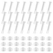 새로운 24PCS ABS 풀 조인트 핀 INTEX 수영장 교체 부품에 대 한 6CM/2.36IN 모자 세트 물개 28270-28273, 하얀