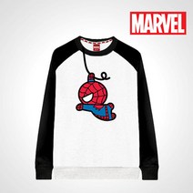 마블정품 히어로 아동 특양면 스토키 맨투맨(9호-17호), 모델색상:스토키맨투맨_화이트|사이즈:9호