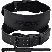 미국 직배송 리프팅벨트 웨이트 RDX 리프팅 벨트 체육관 피트니스 소가죽 4u201D 6u201D 패딩 요추 지지대 10개의 조정 가능한 구멍 역도 파워 보디 빌딩 데드리프트 스쿼, [04] L은 WAIST 29~33인치에 적합합니다., [01] 블랙 4인치