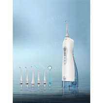 구강세정기 코드리스 휴대용 치간 물칫솔 물치실 치아, 블루(오리지날노즐6개무료)