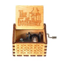 생일 선물 오르골 나무 크랭크 음악 상자, Godfather