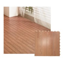 옥상 테라스꾸미기 나무무늬 DIY 조립식타일 건식욕실 화장실바닥 셀프인테리어 빌라