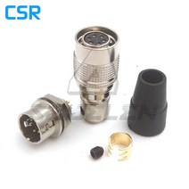 Hirose 커넥터 6pin 커플러 HR10A-7P-6s/HR10A-7R-6p Plug female 및 socket, 02 6pin socket male