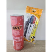 (재고보유) BIC 볼펜 라운드스틱 패키지, 1.7개입