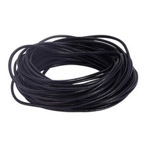 팔찌 보석 만들기 꼬기 매듭을위한 브레이드 코드 diy 목걸이 로프 문자열, 블랙 3mm 10m, 3mm, PU 가죽