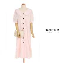 [카라] KARRA 웨이브빅밑단프릴원피스_KB2MOP006C