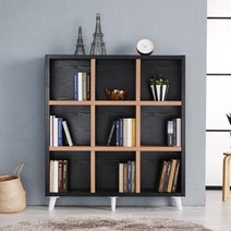 거실 안방 진열수납용 3단 책꽂이1200(6컬러) 책장 나무 아파트 침실 잡지, 아카시아화이트