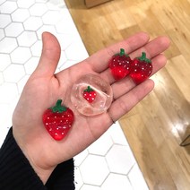 [이라운드몰]애프터눈티 딸기 식기받침 3종 택1, 딸기한알, 옵션선택