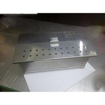 훈제그릴 훈연기 훈제바베큐그릴 캠핑용그릴 휴대용 숯불 그릴에 대 한 사각형 금속 숯 상자 탁상 그릴 무연 연기 부품, charcoal box