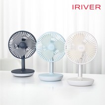 [아이리버] 저소음 무선 탁상용 회전 선풍기 TF-4000A, TF-4000A(화이트), 화이트