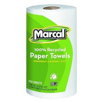 368655 Marcal 6210 작은 계단 프리미엄 100 재활용 점보 종이 타월 롤 2겹 9