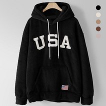 몽글 USA 양털후드티 (MDHD112DD)