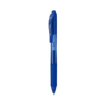 펜텔 에너겔 X 중성펜 0.5mm 0.7mm, 블루(0.7), 12입