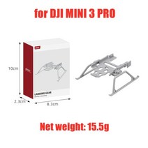 DJI 매빅 미니 1 2 se용 접이식 랜딩 기어 3 프로 프로텍터 액세서리용 퀵 릴리스 높이 익스텐더 다리 390282, for DJI MINI 3 PRO