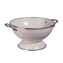 이케아 IKEA 콜랜더 오프화이트 지름22cm 법랑