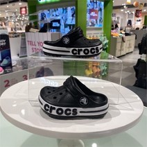 [크록스(아울렛)] 크록스 NC15 바야밴드 클로그 키즈 블랙 205100-001