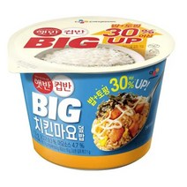 CJ더마켓 탕비실 업소용 식당용 PC방 탑티어 햇반컵반 BIG치킨마요덮밥 간편식 컵밥 국밥 냉동밥 솥밥 점심 도시락 313G, 1개