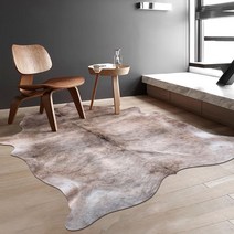 인조 송치 소가죽 인조퍼 카페트 러그 포인트 인테리어 양탄자 거실카페트 서재 침실