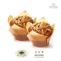 우리가스토리 프랑스 블루베리 머핀 75gx5개 냉동빵/냉동생지, 5개, 75g