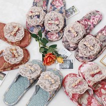 코사지 이중쿠션 실내화, 브라운, 1개